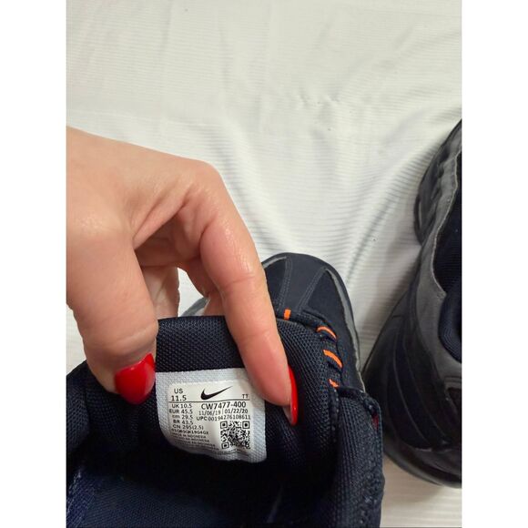 Nike Air Max 95 Obsidian Total Orange “Chicago Bears” Shoes Size 11.5 11 1/2 - Picture 8 of 11